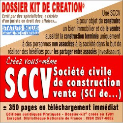 SCI CONSTRUCTION VENTE fixe et variable