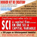 SCI - Transformation SCI fixe en SCI variable