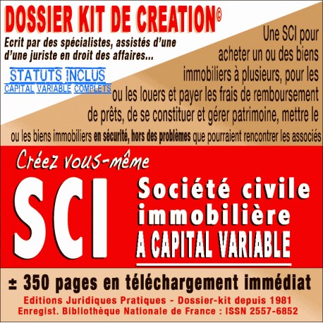 SCI à capital variable - recommande