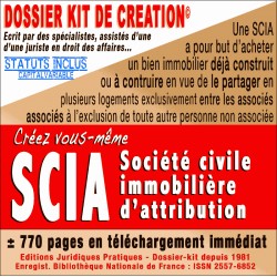 SCI d'attribution bien immobilier déjà construit