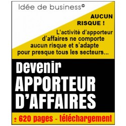 Apporteur d'affaires, idée de business