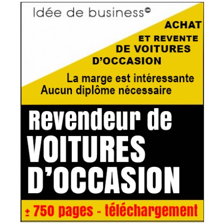 VENDRE DES VOITURES D'OCCASION